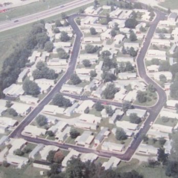 aerial view of community