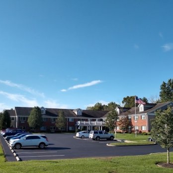 street view of Lytle Place and parking lot
